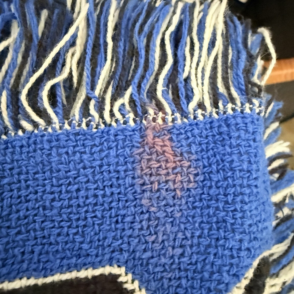 West Potomac High School Wolverines Fringed Tapestry Throw Blanket 46x63 - Picture 6 of 6